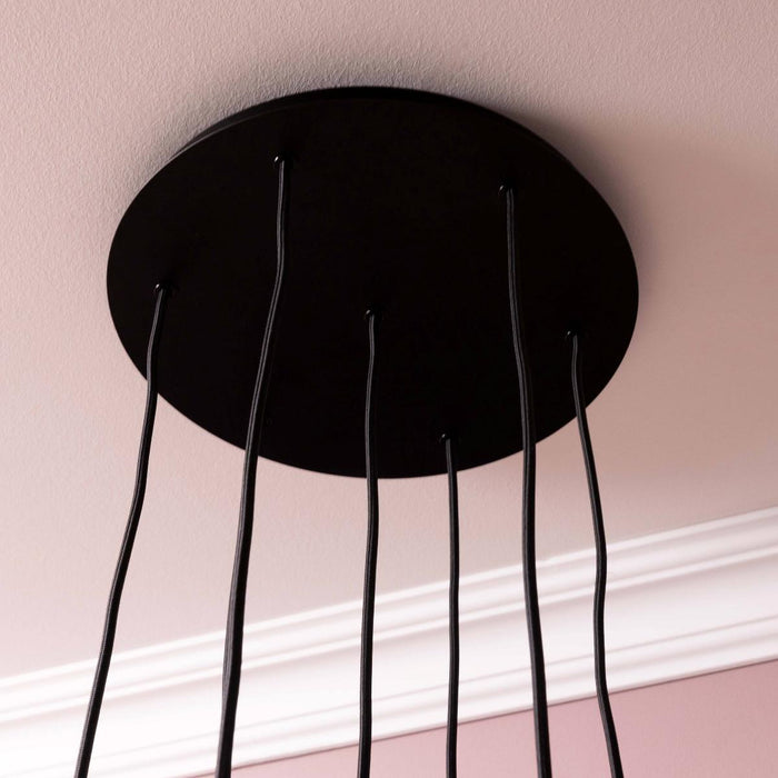 GLASINI CHANDELIER 7XE14 GLASS