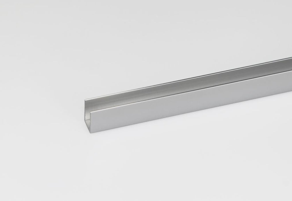 ALUMINUM P-PROFILE 10X10MM/1M SILVER
