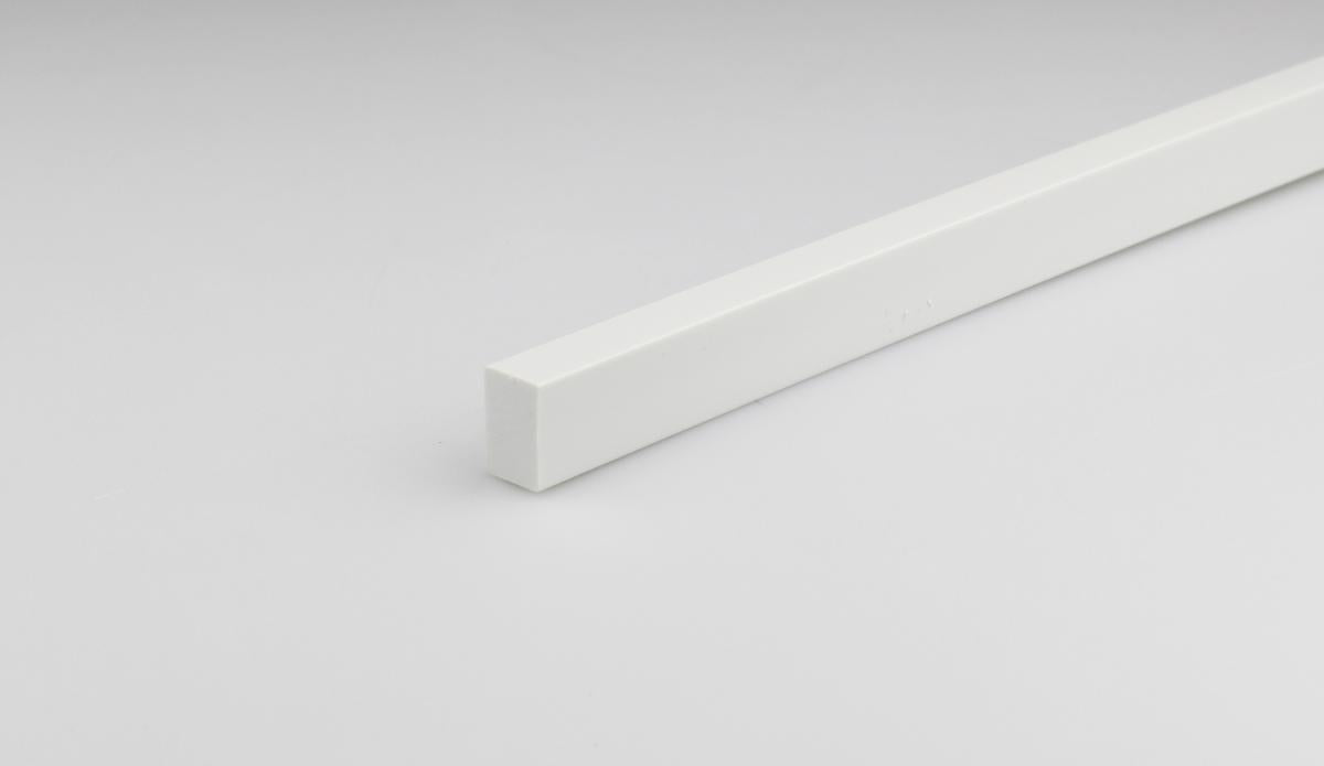 SQUARE PROFILE 1M 10X15 PVC WHITE