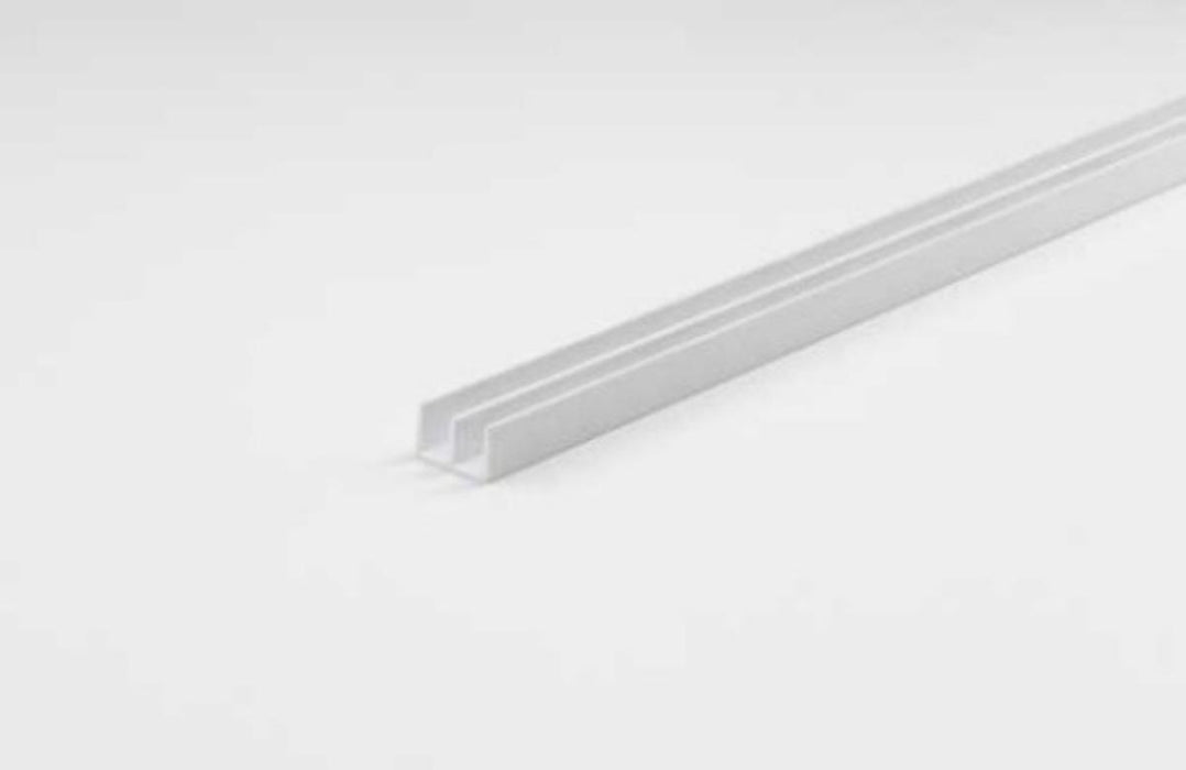 PROFILE 2U 1M 14X12 PVC WHITE