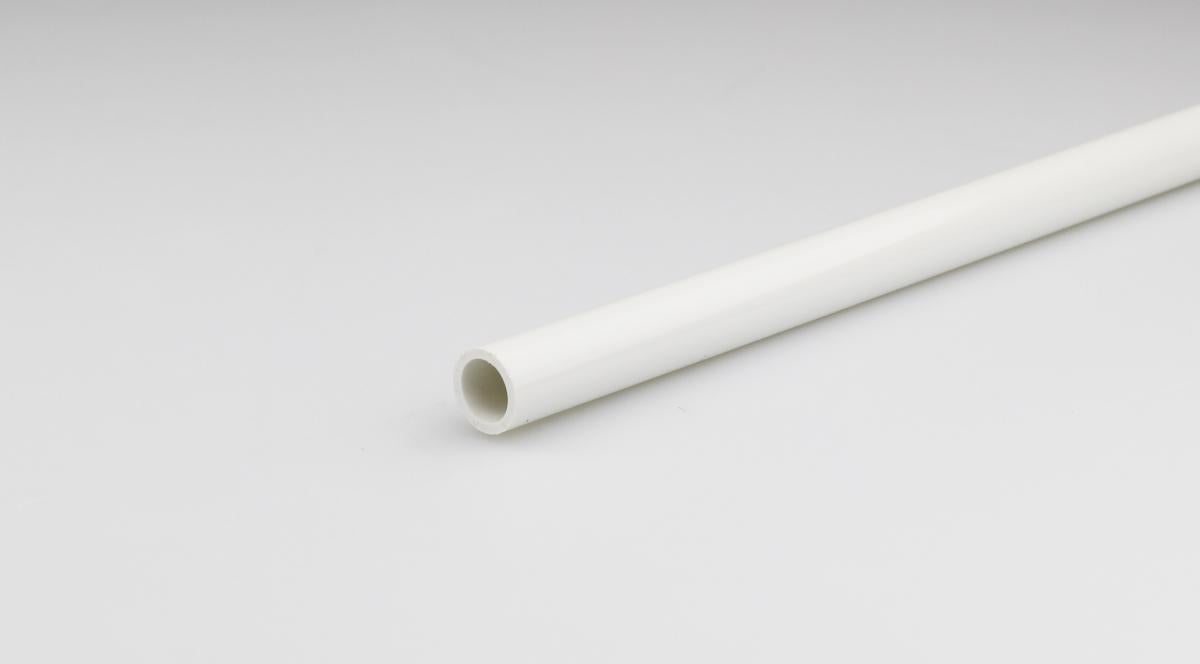 PVC ROUND PROFILE 12MM/1M WHITE