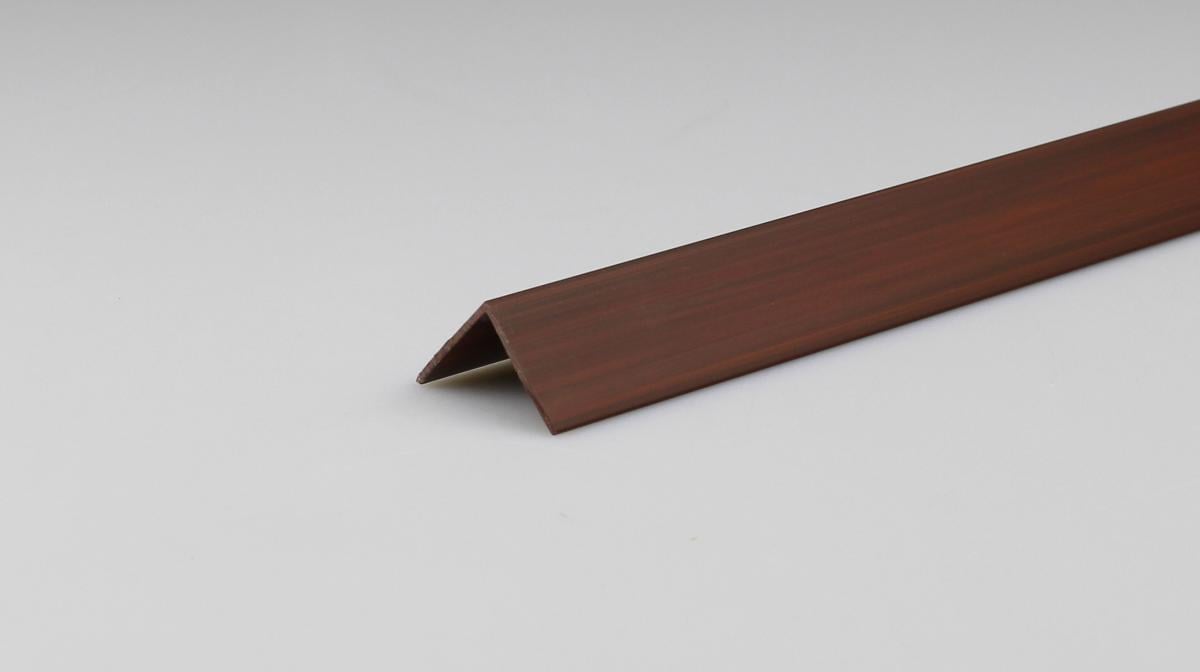 PVC CORNER PROFILE 20X20MM/2M WENGE