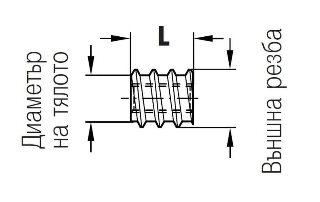 HÄFELE M8/15 BUSHING - 4 PCS.