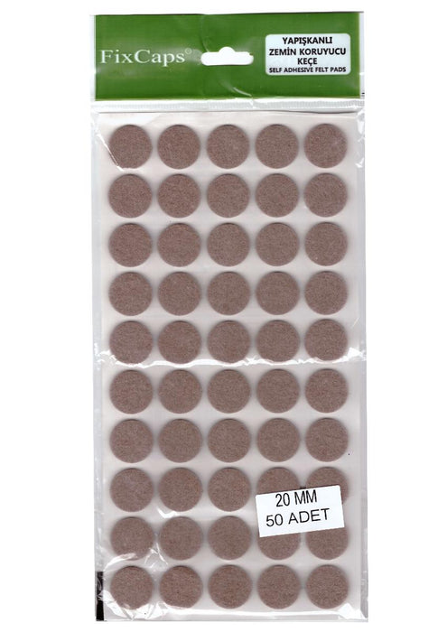 SELF-ADHESIVE FELT STEPS F20 48 PCS