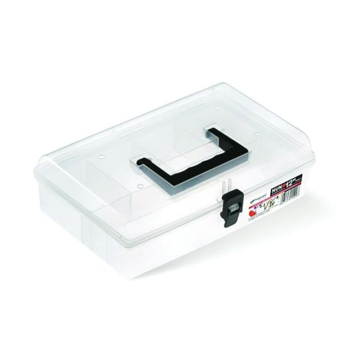 BOX WITH HANDLE TRANSPARENT 245/150/85MM