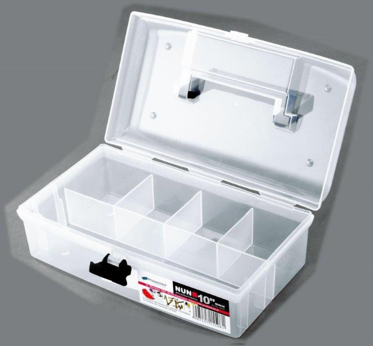 BOX WITH HANDLE TRANSPARENT 245/150/85MM