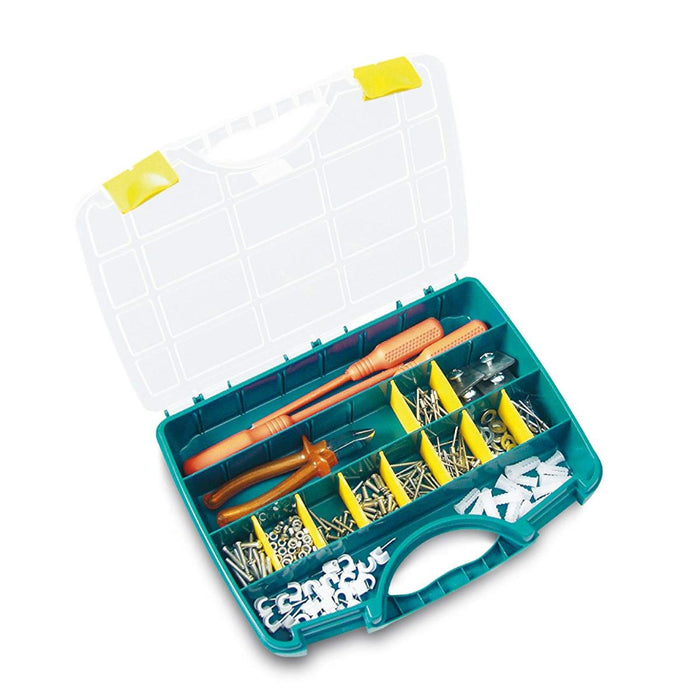BOX WITH TRANSPARENT LID AND HANDLE 22-26