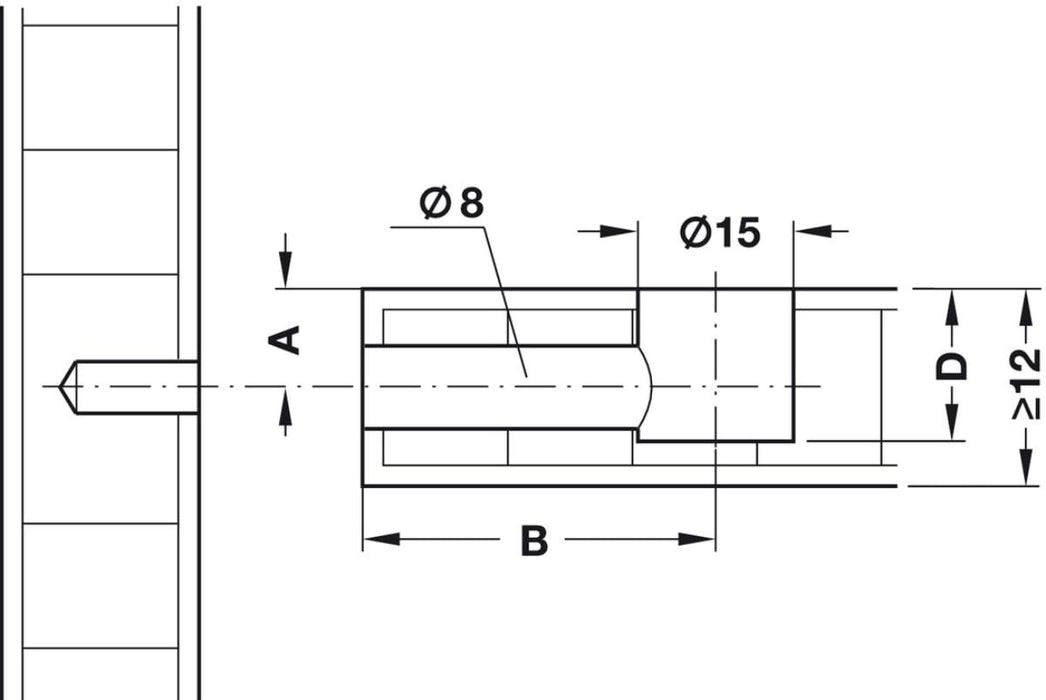KIT MINIFIX-4 B/C 2PCS WITH BUSHES