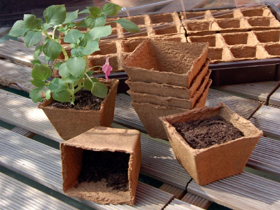 PEAT POTS F6 CM 24 PCS