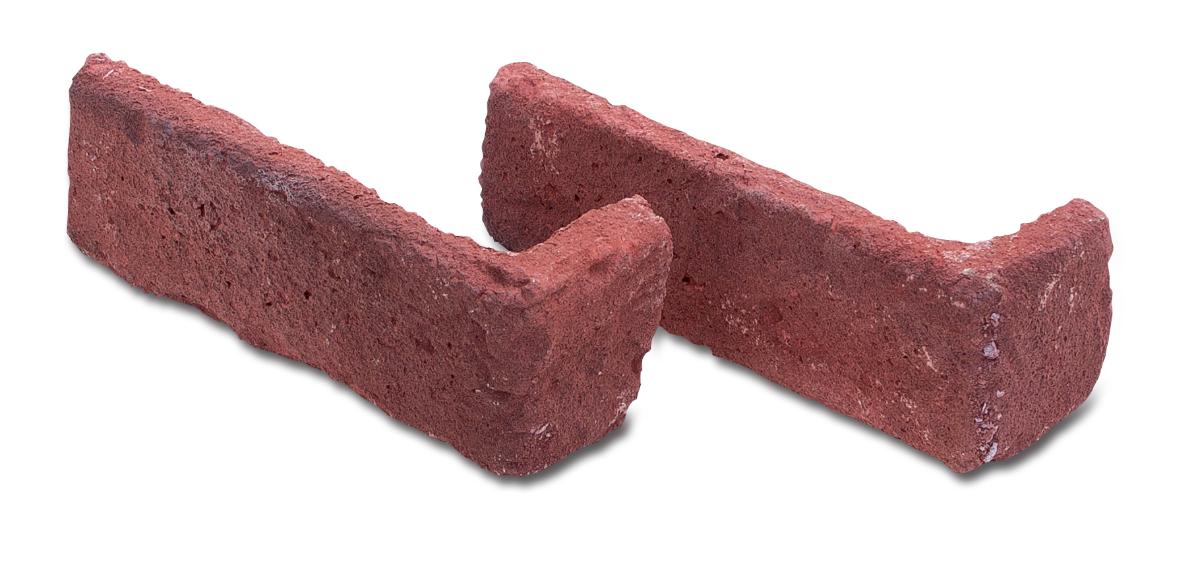 ANTIQUE RED CORNER BRICK 18X6X1.1