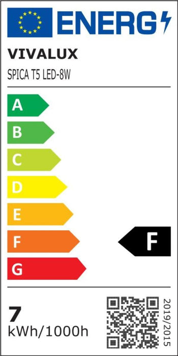 LED LAMP T5 9W SPICA 1M CABLE