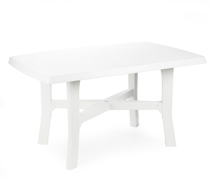 TABLE RODANO WHITE 138X88X72CM