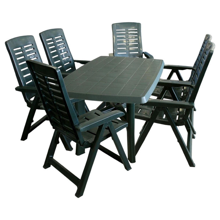 TABLE RODANO GREEN 138X88X72CM