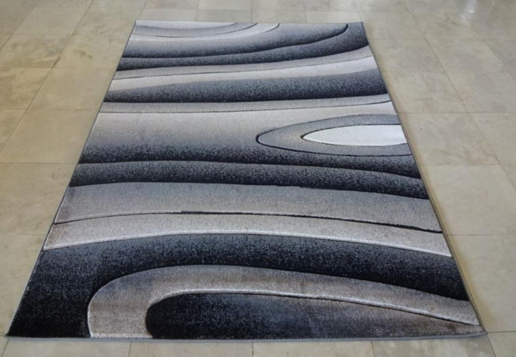 Carpet Geo Hand Carved 7548-D.GRI 160x230