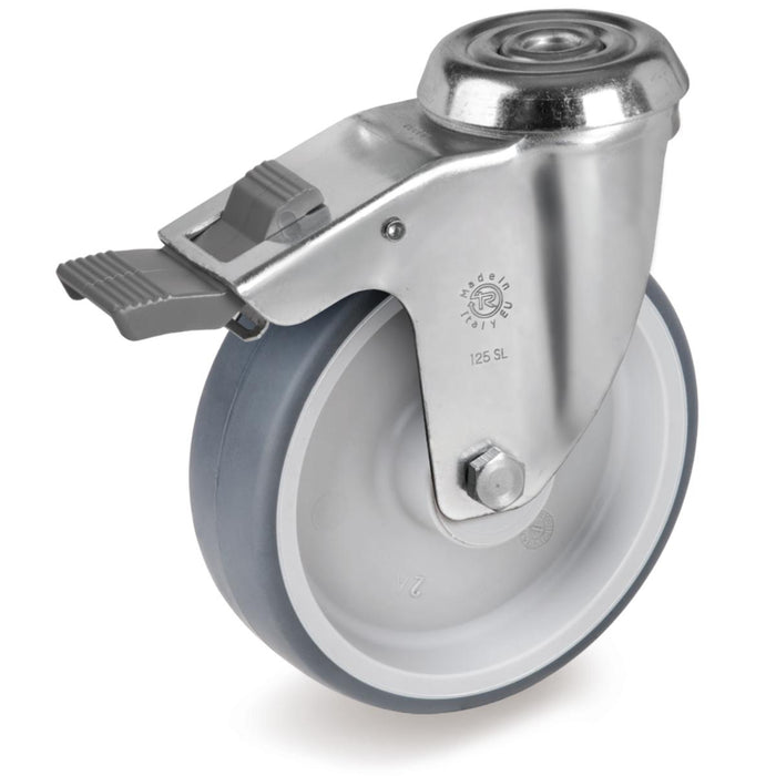 WHEEL F100 SWIVEL BRAKE