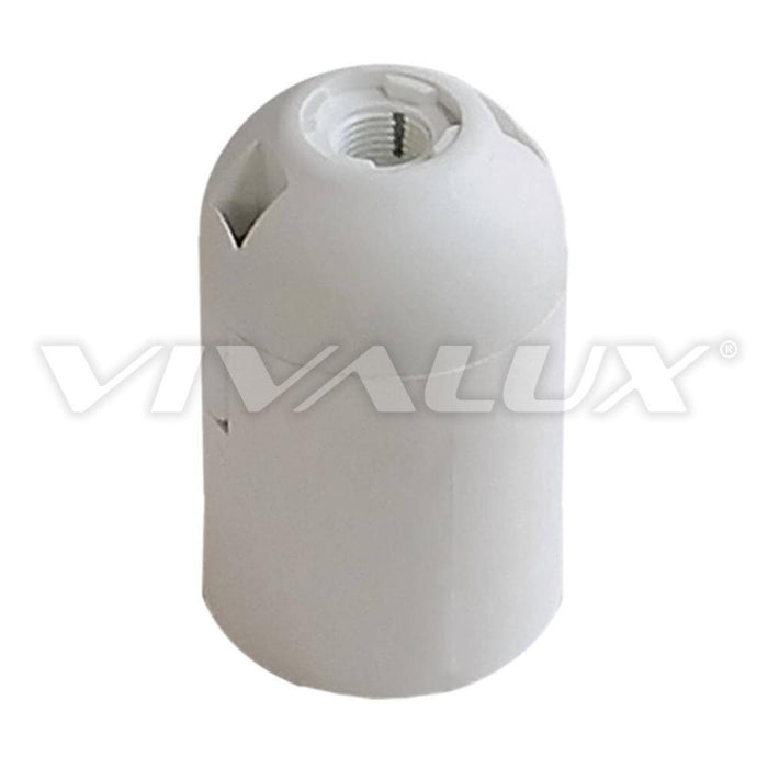 THERMOPLASTIC LAMP HOLDER E27 SMOOTH WH