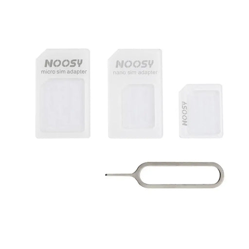 Noosa SIM Card Adapter Set + Key - White - Sim card adapters<<<HurtelXML