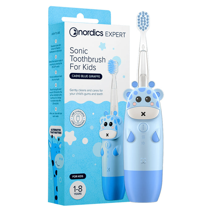 Electric toothbrush NORDICS GIRAFFE BLUE BLUE