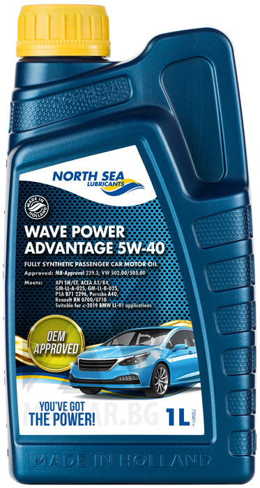 NORTH SEA WAVE POWER ADVANTAGE 5W-40 1L