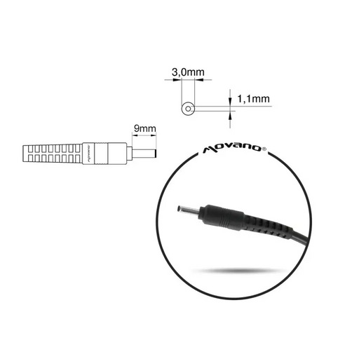 notebook charger mitsu 19v 2.37a (3.0x1.1) - asus acer 45W - Power supplies for laptopsZDL-NOT<<<Power supplies