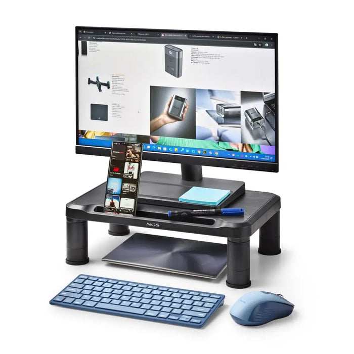 Notebook Stand NGS SCREENSTAND - Електроника Периферни и резервни части<<<Компютри| Електроника<<<BigBuy&&&Монтиране на