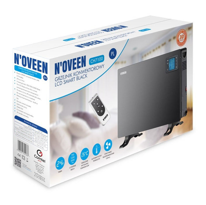 CONVECTOR HEATER NOVEEN CH7100 LCD SMART BLACK