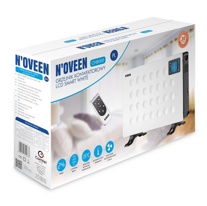 CONVECTOR HEATER NOVEEN CH8000 LCD SMART WHITE