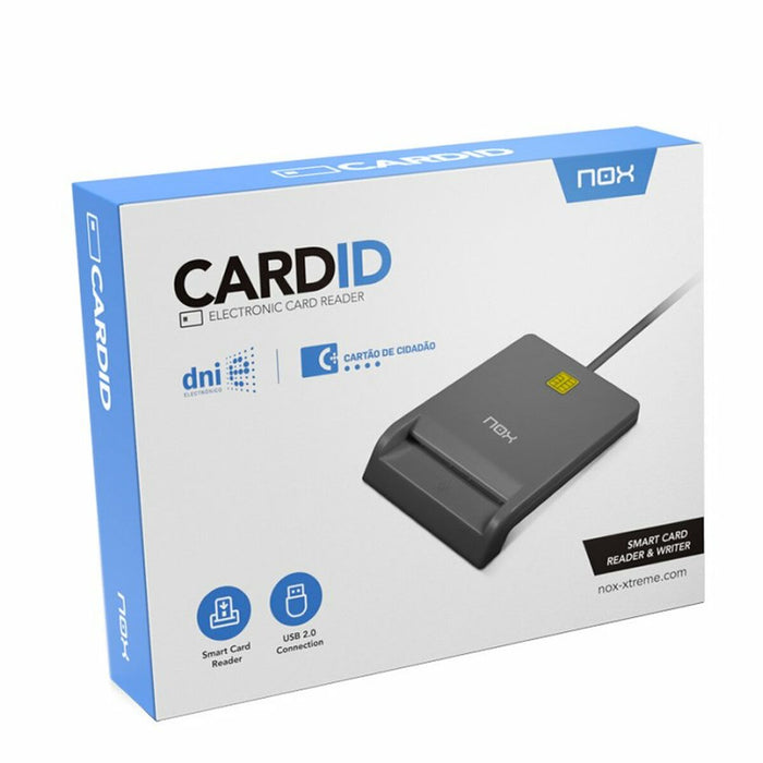 Card Reader Nox-Xtreme NXLITECARDID Black USB Connection
