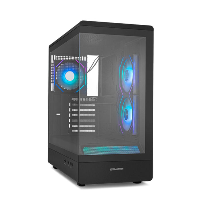 ATX Semi-tower Box Nox-Xtreme NXHUMMERSIGNALBK Black