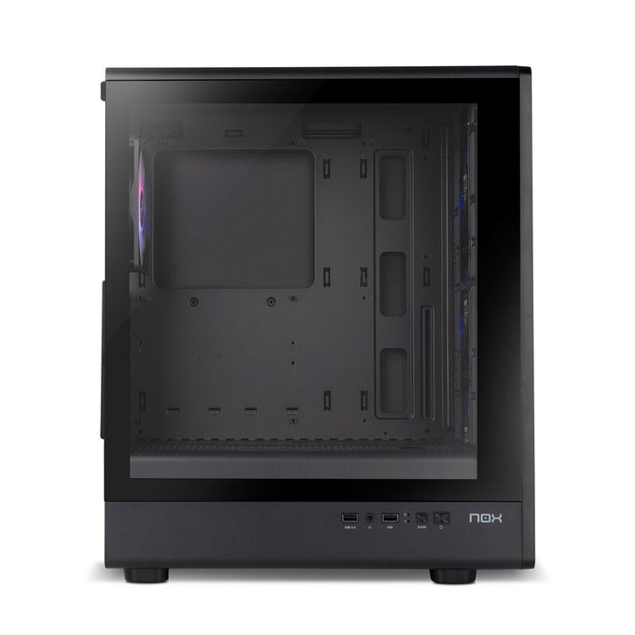 ATX Semi-tower Box Nox-Xtreme NXINFTYIOTABK Black