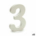 Number Pincello 3 White 1,8 x 21 x 17 cm (12 Units) - Декорация и Осветление<<<Дом Градина<<<BigBuy&&&Други артикули за