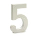 Number Pincello 5 White 1,8 x 21 x 17 cm (12 Units) - Декорация и Осветление<<<Дом Градина<<<BigBuy&&&Други артикули за