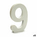 Number Pincello 9 White 1,8 x 21 x 17 cm (12 Units) - Декорация и Осветление<<<Дом Градина<<<BigBuy&&&Други артикули за
