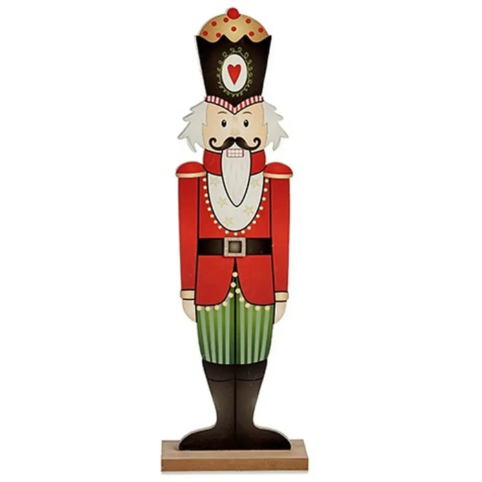 Nutcracker Krist+ White Black Red Green Wood 10 x 60 x 19 cm Nutcracker (6 Units) - Декорация и Осветление<<<Дом