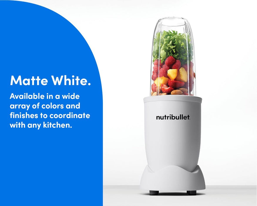 Blender Nutribullet Pro NB907MAW, white matte