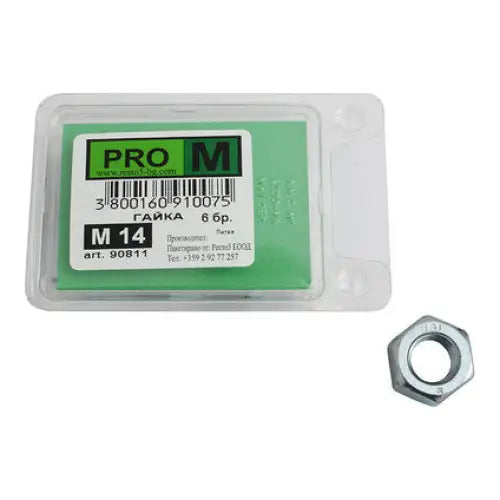 NUTS 6 PCS PRO M - Болтове и гайки<<<Винтове и болтови съединения<<<Инструменти и железария<<<Praktiker