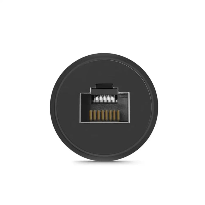 NW116 connector for RJ45 Cat. twisted pair network cables. 5e/6 up to 100m 1Gb/s - black - Network adapters<<<HurtelXML
