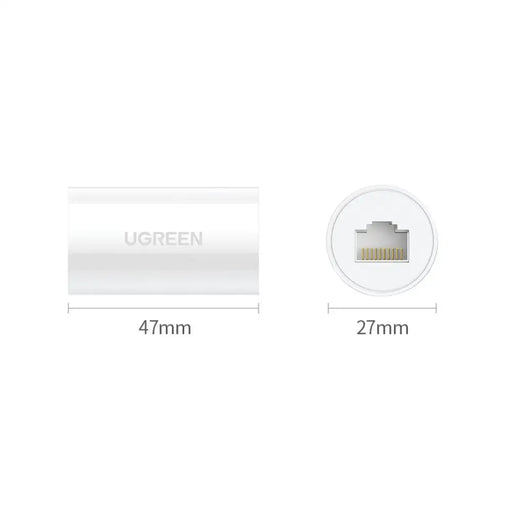 NW116 connector for RJ45 Cat. twisted pair network cables. 5e/6 up to 100m 1Gb/s - white - Network adapters<<<HurtelXML