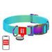 Nylon collar with QR code for Waudog gradient dog blue size L - Walking and transportation<<<Pets<<<InnproXML