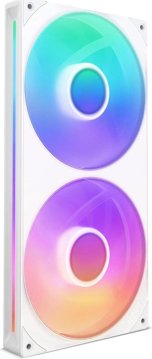 NZXT F280 White RGB Core Fan Kit - Вентилатори<<<Компютърни компоненти<<<ValiAPI