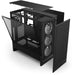 NZXT H5 Flow RGB 2024 Black Mid-Tower Case - Кутии за компютри<<<Компютърни компоненти<<<ValiAPI&&&Компютър Мрежи и