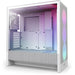 NZXT H5 Flow RGB 2024 White Mid-Tower Case - Кутии за компютри<<<Компютърни компоненти<<<ValiAPI&&&Системни