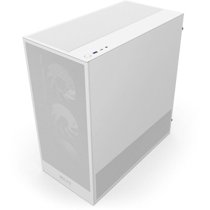 NZXT H5 Flow RGB 2024 White Mid-Tower Case - Кутии за компютри<<<Компютърни компоненти<<<ValiAPI&&&Системни