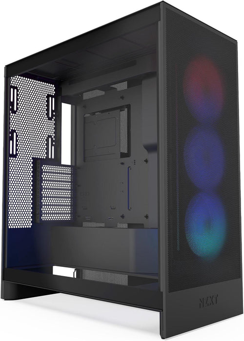 NZXT H7 Flow RGB 2024 Edition Box - Black - Кутии за компютри<<<Компютърни компоненти<<<ValiAPI&&&Системни