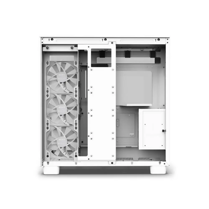 NZXT H9 Flow Matte White Case - Кутии за компютри<<<Компютърни компоненти<<<ValiAPI&&&Компютър Мрежи и