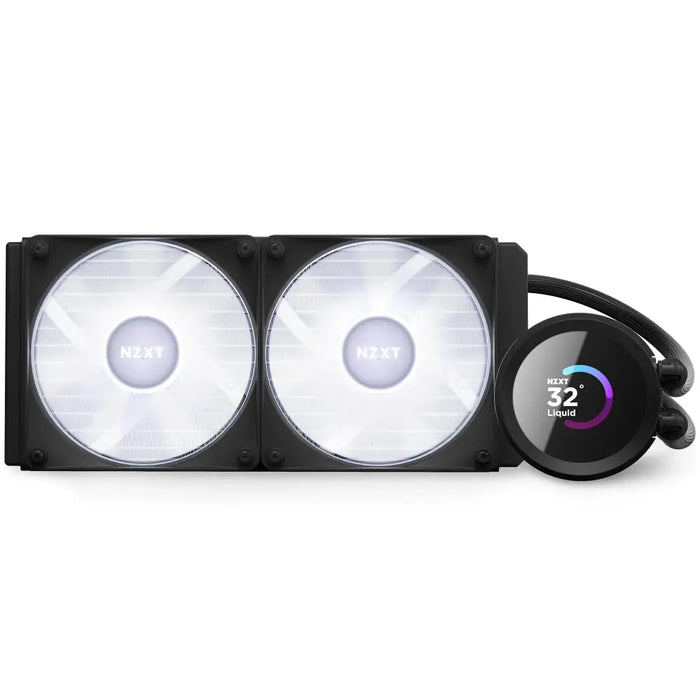 NZXT Kraken 240 RGB Processor All-in-one liquid cooler 12 cm Black 1 pc(s) - Охладители за процесори<<<Компютърни
