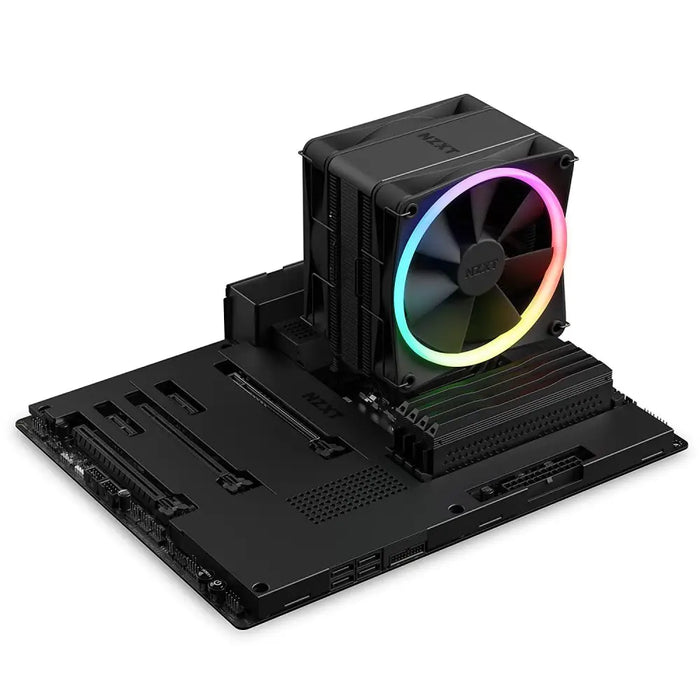 NZXT T120 RGB Processor Air cooler 12 cm Black 1 pc(s) - Охладители за процесори<<<Компютърни