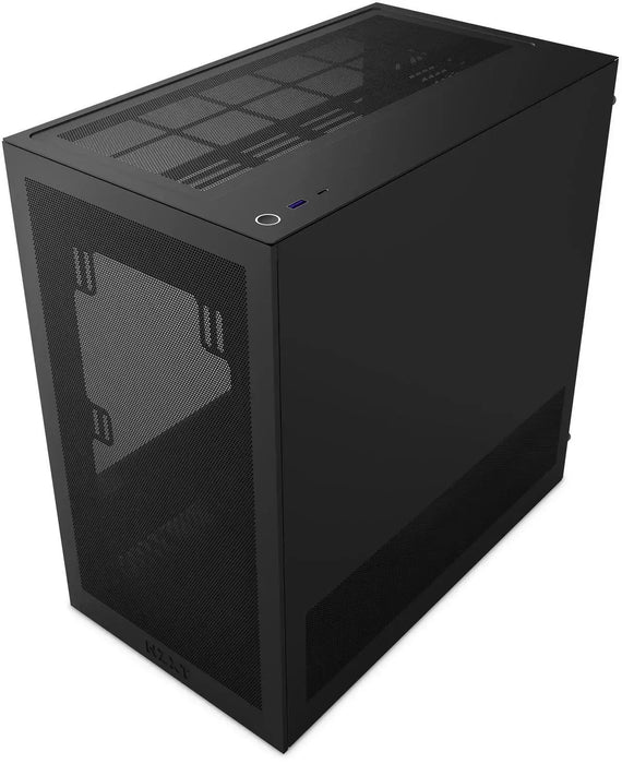 NZXT H3 Flow 2025 Micro-ATX Tower Case - Black