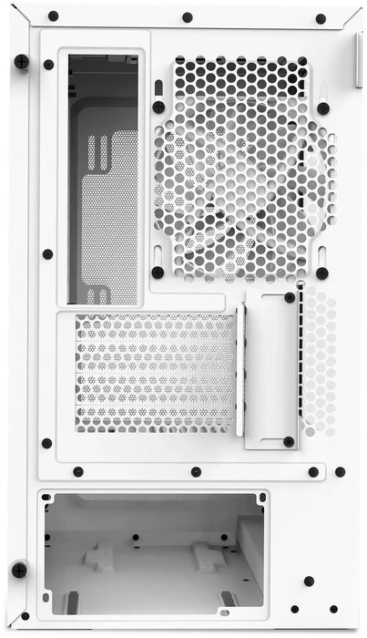 NZXT H3 Flow 2025 All White Micro-ATX Tower Case