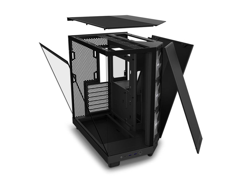 NZXT H6 Flow RGB Matte Black Case - Middle Tower